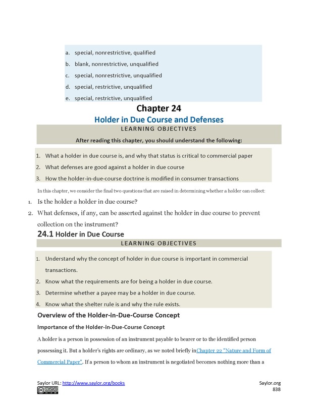 Business Law and the Legal Environment - Page 838